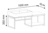 2pcs Lavabo Meubles de salle de bains Ensemble Évier Bois Voir les images du produit 5