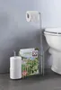 Stand WC Garnitur mit Klorollenhalter Ersatzrollenhalter Produktbild-Vorschau 1