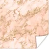 MuchoWow® Poster Marmor - Rosa - Gold 100x100 cm - Produktbild-Vorschau 1