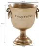 FineBuy Champagnerkühler Gold 28,5x37,5x28,5 cm Aluminium Produktbild-Vorschau 3