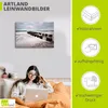 ARTland Leinwandbild Buhnen an Ostsee an stürmischen Tag Produktbild-Vorschau 3