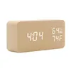 Acelektronischer Holzwecker LED,Digitaluhr Digitaler Wecker Produktbild-Vorschau 3