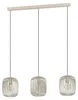 Eglo 900497 ROMAZZINA E27 triple suspension 900x200mm sable Voir les images du produit 1