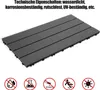 Faziango Terrassenfliesen Holzfliesen Balkon 30x60cm, WPC Produktbild-Vorschau 3