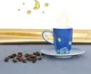 Mila Keramik Espresso-Tasse mit Untere NachtKatzen Produktbild-Vorschau 3