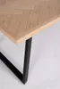 Tavolo Dukat 180 x 90 x 76 cm MDF acciaio marrone nero Anteprima dell’immagine prodotto 4