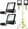 JOIEYOU LED Baustrahler 2x 200W Arbeitsleuchte mit Stativ Produktbild-Vorschau 1