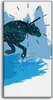 Wohnzimmer-Bild Leinwand Uhr Quarz 30x60 Nachthimmel Produktbild-Vorschau 1