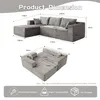 Canapé d'angle avec une chaise longue confortable, canapé Voir les images du produit 3
