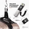 Devillo® Kofferset 4tlg. S-M-L-XL, Champagner - Trolley Produktbild-Vorschau 4