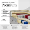 Boxspringbett mit Kopfteil und Topper, Polsterbett - Produktbild-Vorschau 8
