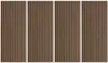 4 x pannelli acustici da parete in legno 120x60cm in legno Anteprima dell’immagine prodotto 1