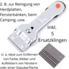 Glasschaber Glaskeramikkochfeld-Schaber Kochfeldschaber Produktbild-Vorschau 2