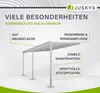 Juskys Terrassenüberdachung Borneo 4x3 m – Aluminium Produktbild-Vorschau 3