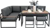 Ensemble de mobilier de jardin en aluminium marron avec Voir les images du produit 3