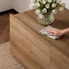 Moderne Wohnwand mit viel Stauraum in Eiche Gold Nb. Produktbild-Vorschau 3