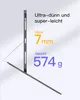 inateck Keyboard iPad Air 13"Pro 12,9" Compat.QWERTZ gray Produktbild-Vorschau 3