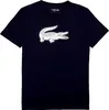 Lacoste Sport Herren T-Shirt Navy mit Krokodilaufdruck Weiß Produktbild-Vorschau 5