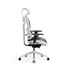 Side view of an ergonomic office chair. Voir les images du produit