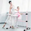 Regulowany drążek baletowy, wolnostojący, różowy, Podgląd zdjęcia produktu 1