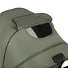 A close-up view of a green stroller canopy with a mesh window. Produktbild-Vorschau