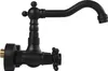 A black faucet is shown against a white background. Produktbild-Vorschau