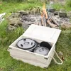 Esschert Design 7dílná sada nádobí pro vaření na ohni černá Náhled obrázku produktu 8