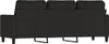 vidaXL 3-miestna pohovka Black 180 cm Velvet Náhľad obrázku produktu 5