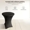 IvoQ barový stôl čierny – vrátane čierneho strečového Náhľad obrázku produktu 4