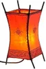 Orientálna lampa henna lampa marocká kožená lampa stolová Náhľad obrázku produktu 1