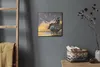 Coloray Uhr auf Leinwand 30x30 cm Wand Uhr Dekoration Produktbild-Vorschau 4