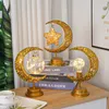 LED Eisen Mond Schloss Licht Kugel Licht Stern Mond Licht Produktbild-Vorschau 3