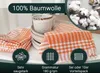 5er Set Geschirrtücher 100% Baumwolle in 50x70 cm, Produktbild-Vorschau 2