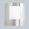 Nowoczesna lampa ścienna zewnętrzna ze stali ze czujnikiem Podgląd zdjęcia produktu 2