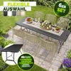 Lot de 6 chaises de jardin tillvex® empilables et Voir les images du produit 3
