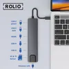 Rolio USB C Hub, 8 in 1 Hub, HDMI 4K, USB-C Ladefunktion, Produktbild-Vorschau 2
