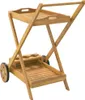 Teewagen 54x87x90 cm Massivholz Akazie Produktbild-Vorschau 6
