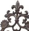 Porte-tuyau d'arrosage en fonte brune antique Support mural Voir les images du produit 6