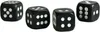 4 x bouchons de valve, cube, noir-blanc, automobile, moto, Voir les images du produit 5
