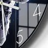 DEQORI Glasuhr Ø30 cm Zahlen 'Schwebender Kosmonaut' Produktbild-Vorschau 5