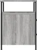 vidaXL Stolik nocny szary dąb sonoma 44x45x60 cm Materiał Podgląd zdjęcia produktu 5