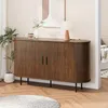 TV-Schrank BEALIFE 130x40x75 cm mit 2 Rollläden | Lowboard Produktbild-Vorschau 6