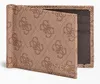 Guess Vezzola Herren 4G Logo Druck Leder Geldbörse Lattee – Produktbild-Vorschau 1