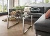 Couchtisch >7/200-00< in Klarglas, Glas - 65x43x65cm Produktbild-Vorschau 1
