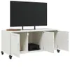 vidaXL TV-Schrank Weiß 100,5x39x43,5 cm Kaltgewalzter Stahl Produktbild-Vorschau 4