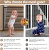 COMOMY Dog Gate Door Barrier Safety Protection Fence Náhled obrázku produktu 5