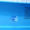 Close-up of an inflatable pool valve with warning text in the background. Podgląd zdjęcia produktu