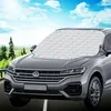 Frontscheibenabdeckung Auto Winter Schnee Magnet Fixierung Produktbild-Vorschau 1