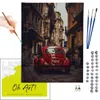 Oh Art  - Peinture par numéros Set voiture - 40x50cm, avec Voir les images du produit 15