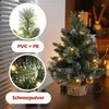 Yorbay Mini Weihnachtsbaum mit 20 warmweiß LEDs Mit Produktbild-Vorschau 3